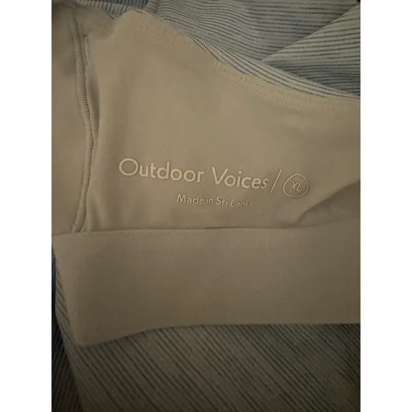 Outdoor Voices Exercise Dress Light Blue Built In Shorts Athletic XL - Image 7