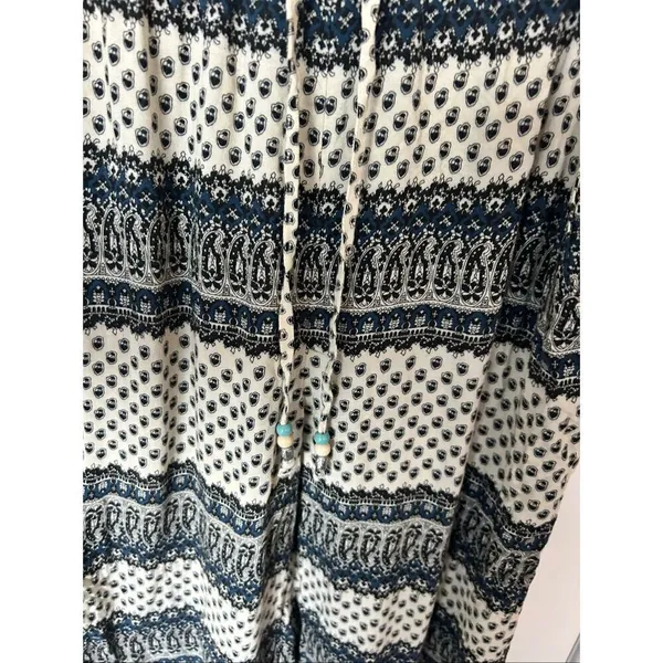 American eagle Wide Leg Printed Pants S Boho - Image 3