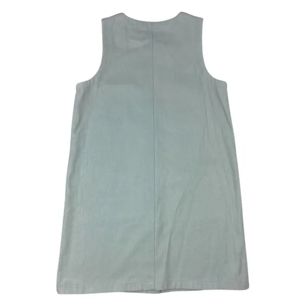 Entro Sage‎ Green Utility Shift Dress Gold Buttons Pockets Small NWT - Image 8