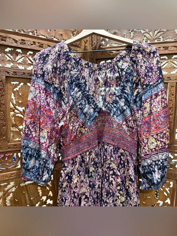 Free People Golden Hour Border Maxi Dress - Image 4