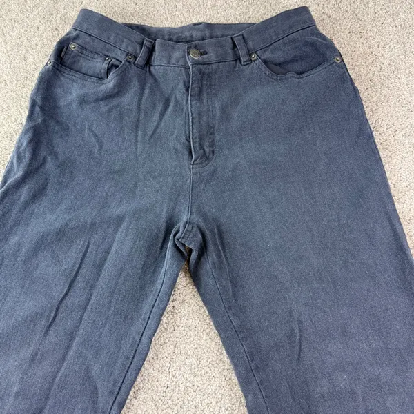 Lauren Jeans Co RL Jeans Women‎ 12 Dark Wash High Rise Straight Denim Normcore - Image 11