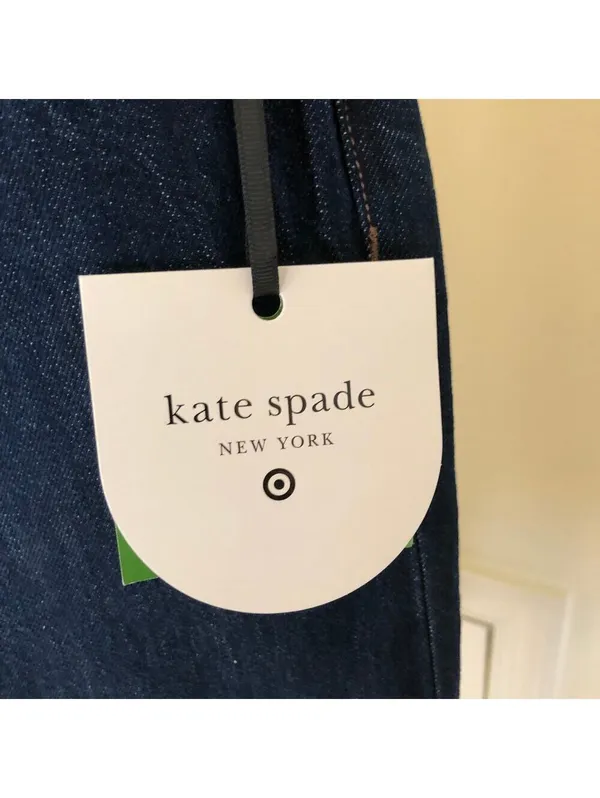 Kate Spade X Target NWT High Rise Straight Leg Wide Cuff Size 4 - Image 4