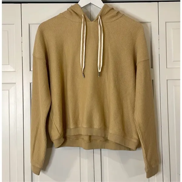 Aerie NWT Corded cropped hoodie size Small - Image 10