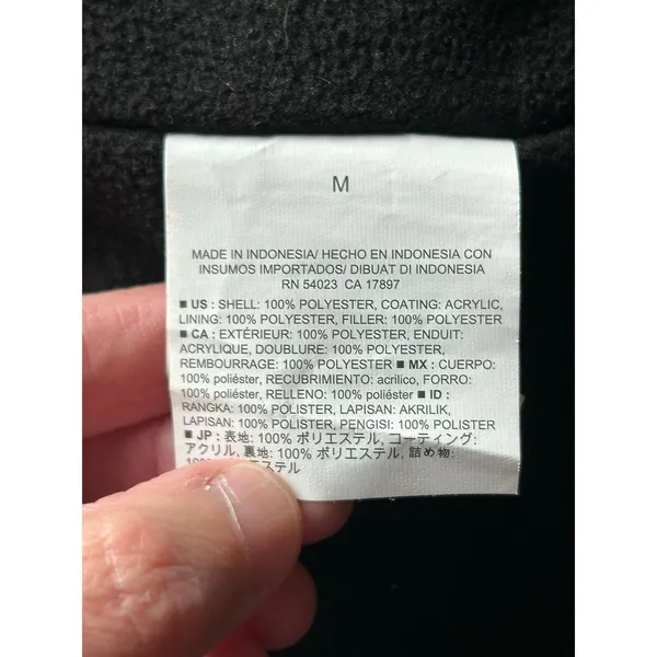 Old Navy black puffer coat Medium - Image 5