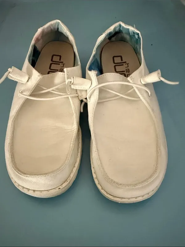 Hey Dude Women's Slip-On Sneakers in Off-White - Image 2