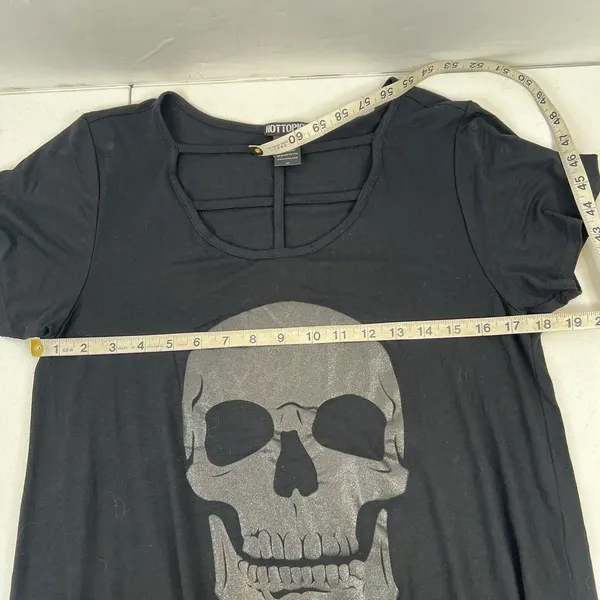 Hot Topic Size S Glitter Skull & Strappy Front Whimsigoth Goth Grunge Punk Emo - Image 11