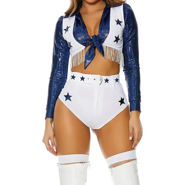 NEW Forplay Dallas Cowboys Cheerleader Costume Size XS Small - Image 2
