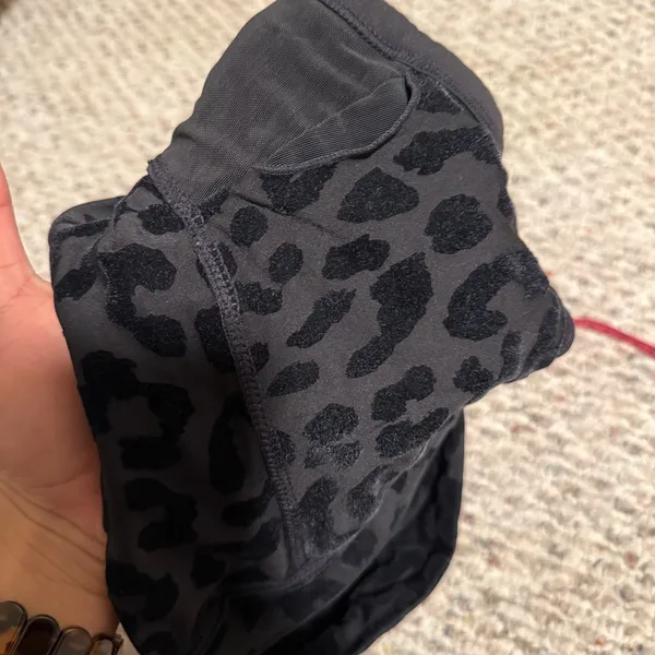 Balance Athletica The Lux Revive Bra Panther Black Velvet Leopard- Size Small - Image 6
