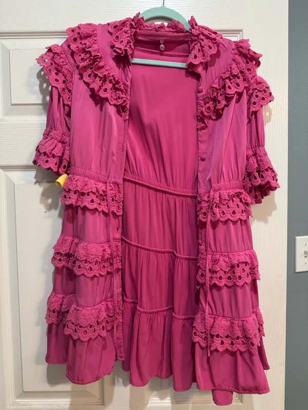 Pink Cherry Dress CeliaB - Image 3