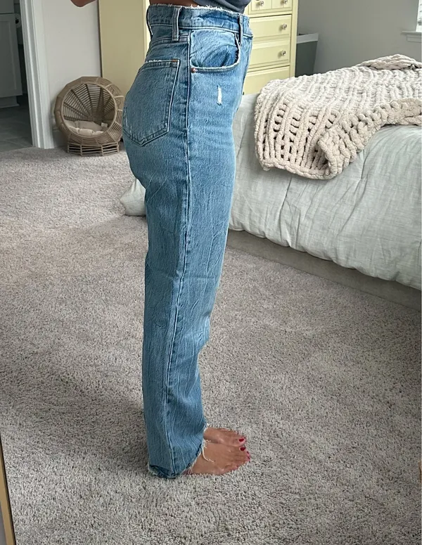 90s Straight Ultra Abercrombie High-Rise Curve Love - Image 2