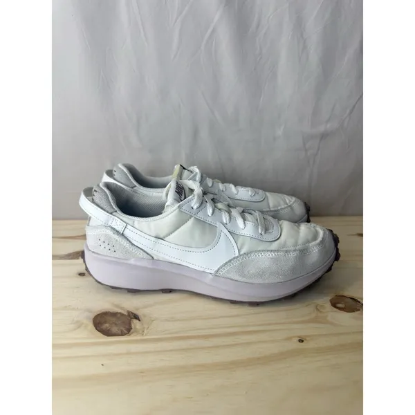 Nike Women’s Waffle Debut DH9523-106 Summit Off White Running Sneakers Size 9 - Image 2