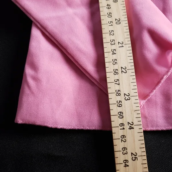Intimately Free People Countdown Flocked‎ Long Sleeve Candy Coated Pink Medium - Image 5