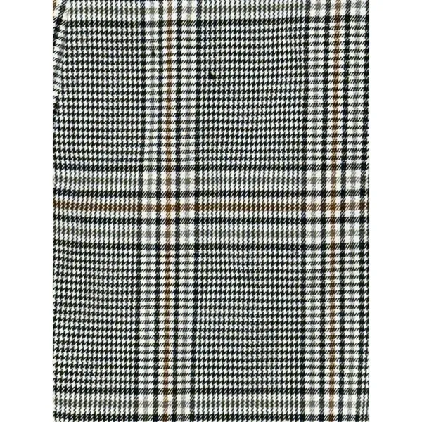 Abercrombie & Fitch White Black Plaid Zip Up Slit A-Line Skirt Mini Skirt Size S - Image 3
