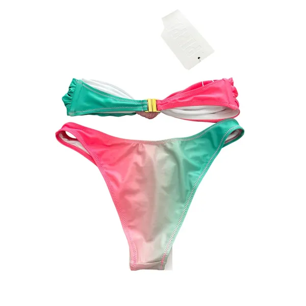 PIPPA THE LABEL‎ Birdie Bandeau Bikini Set Miami Ombre Small NEW NWT - Image 3
