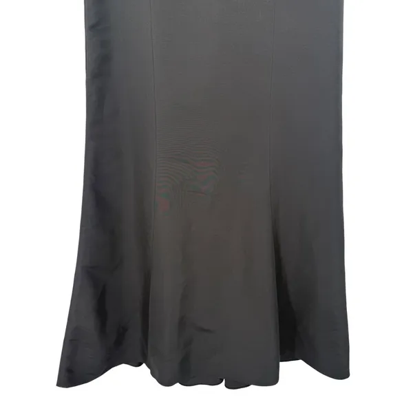 Ann Taylor Womens Black Mermaid Maxi Skirt Tiered Ruffle Formal Evening Size 6 - Image 7