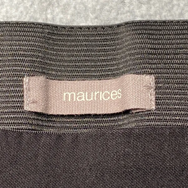 Maurices Pull On Dress Pants Women's‎ Sz M Black Slim Leg Stretch Workwear EUC - Image 5