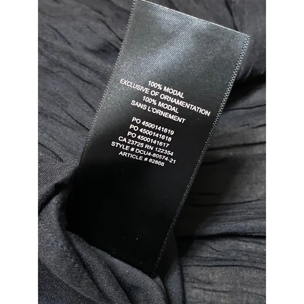 Aritzia Wilfred Black Sleeveless Ruffle Gauze Mini Swing A Line Dress Size S - Image 5