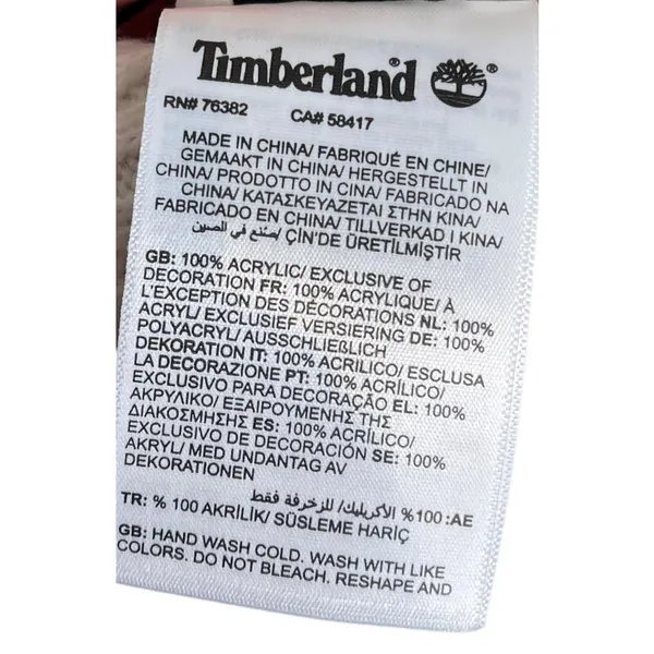 Timberland Women Scarf Buffalo Plaid‎ Multicolor One Size NWT - Image 5