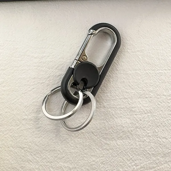 Car Keychain Carabiner Keychain for Men Women Double Key Rings - Image 3