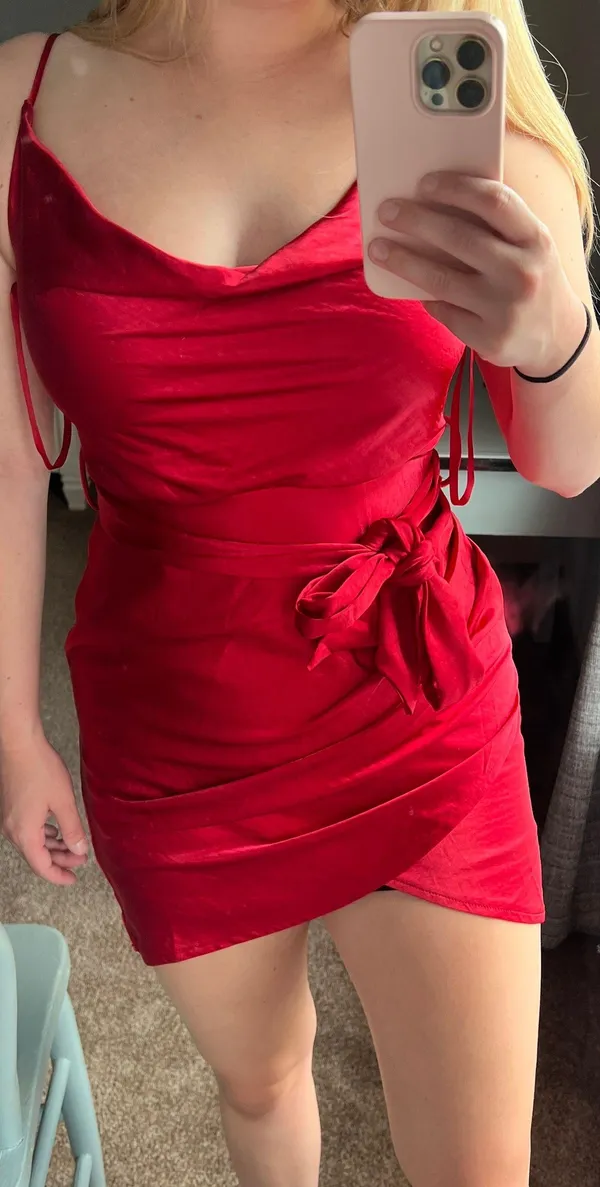Hello Molly Red Dress - Image 3