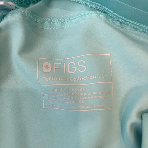 Figs Technical Collection Aqua Straight Leg Scrub Pants S9 - Image 6