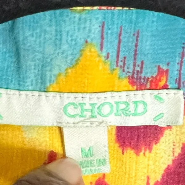 Chord Women’s sleeveless tie front top - Multicolored - Size Medium - Image 7