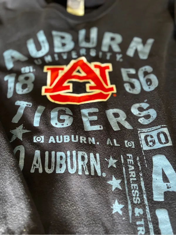 Creative Apparel Auburn University Tigers Blue Crewneck Sweatshirt XL - Image 2