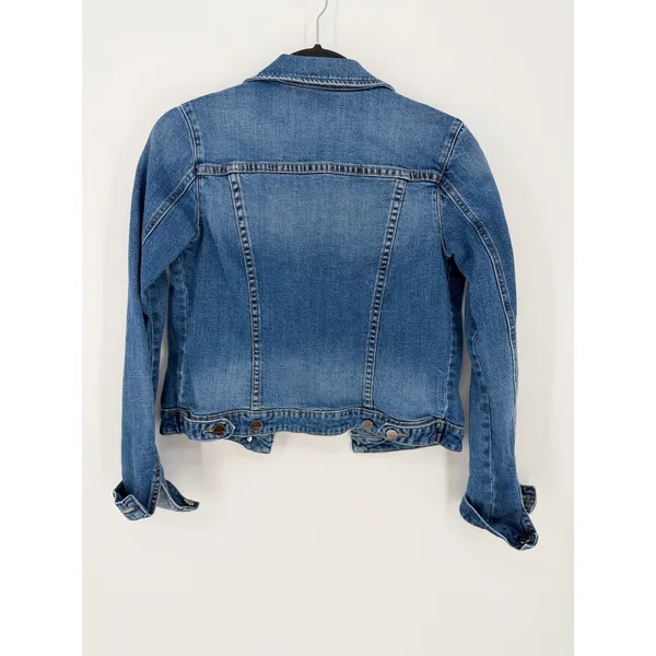 Genetic Denim Jacket‎ Slim Fit Trucker Size Small Blue Cotton Indie Streetwear - Image 6