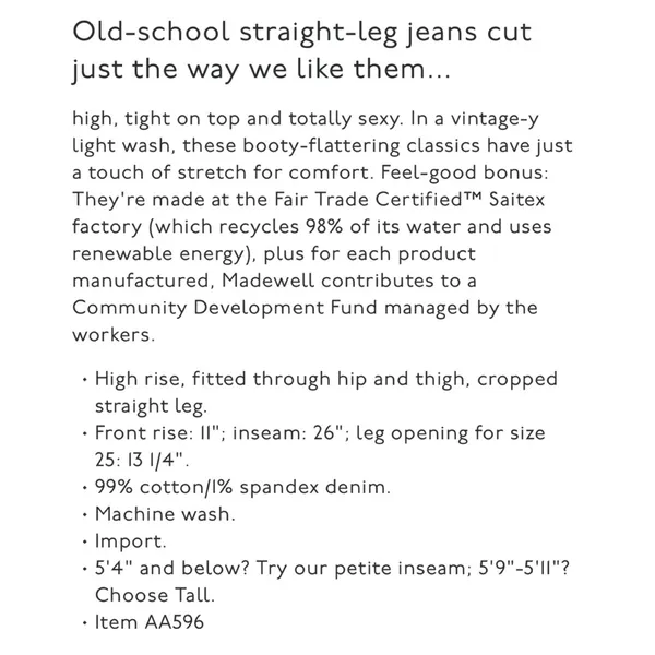Madewell Classic Straight Jeans in Peralta Wash - Image 10