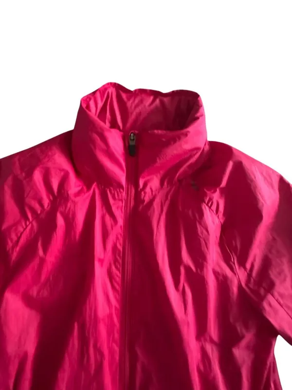 RUU Womens Pink Hoodie Windbreaker Jacket Size X Small - Image 5