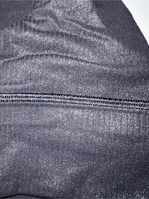 Lululemon Align Ribbed V-Neck Bra *Light Support, C/D Cup Shine Black - Image 6