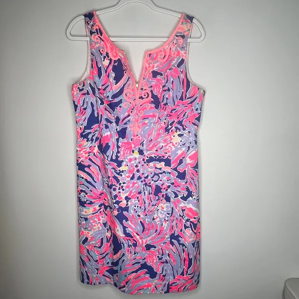 Lilly Pulitzer Lyssa Shift Mini Dress Size 12 - Image 2