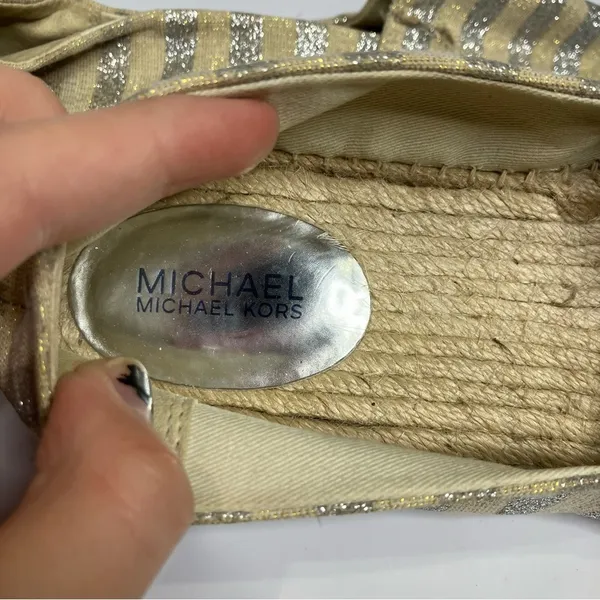 Michael Michael Kors Kendrick‎ slip on espadrille shoes size 7.5 - Image 7