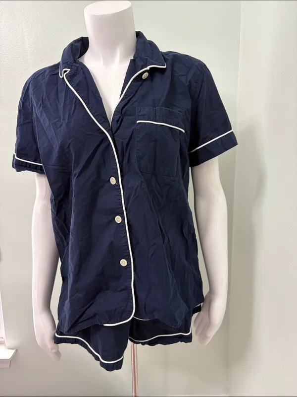 J. Crew navy shorts pajamas small - Image 6