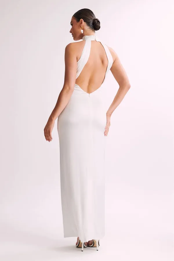 Meshk Claire satin dress - Image 4