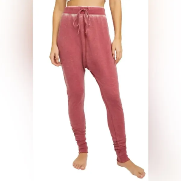 Intimately Free People Cozy All Day Harem Joggers Winding Road Mauve New W/ Tags - Image 2