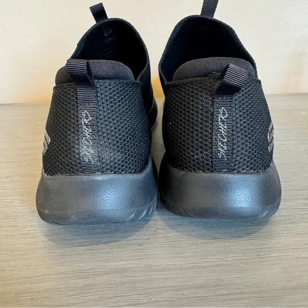 Skechers Ultra Flex First Womens 9.5 Shoes Black Slip On Sneakers Comfort‎ - Image 3