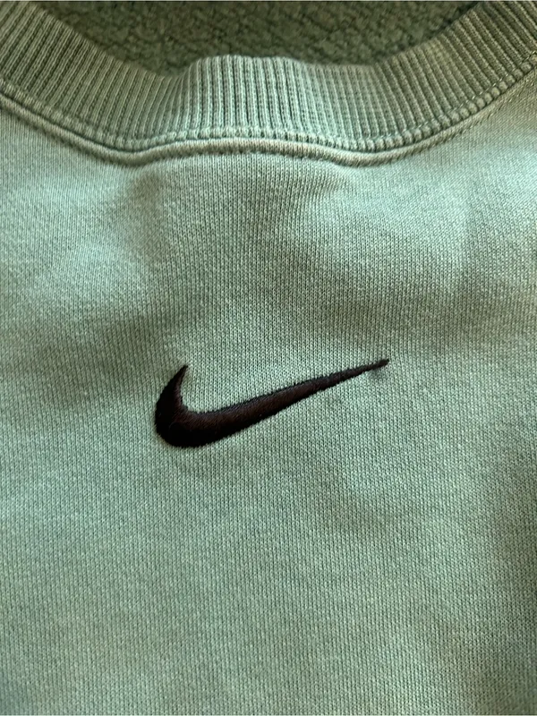 Nike Phoenix Fleece Over-Oversized Crew-Neck Sweatshirt | Teal (Cannon) - Image 5
