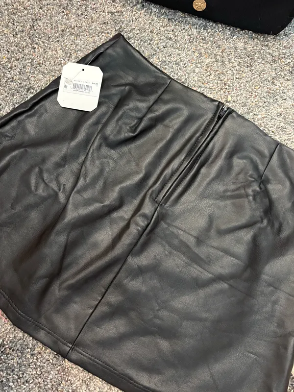 Altar'd State Leather Black Skirt - Image 5