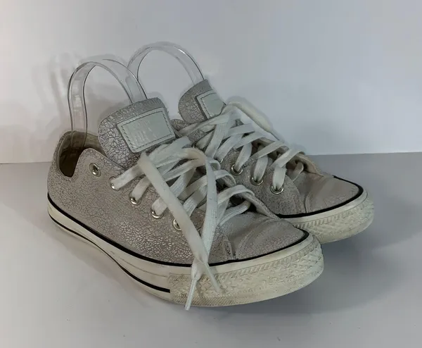Converse All Star Chuck Taylor Womens Size 8.5 Iridescent Crackle Shoes 551592C - Image 7