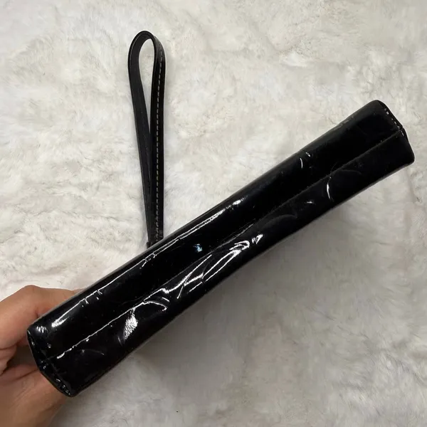 COACH Black Patent Leather Wristlet - Image 3