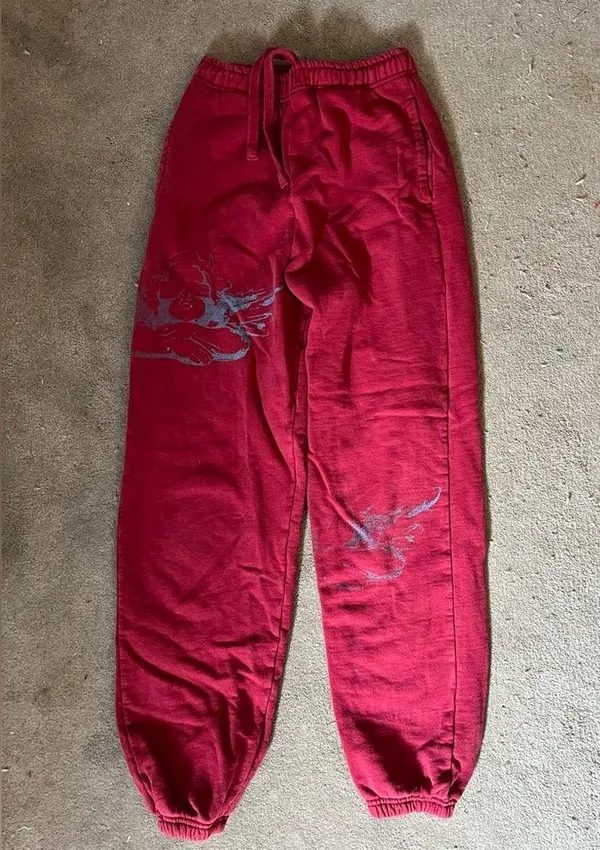 Boys lie maroon sweatpants - Image 2