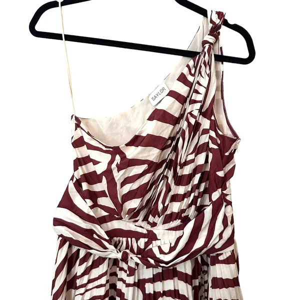 SAYLOR Millicent One‎ Shoulder Maxi Dress Sz Large - Image 6