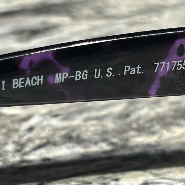 Maui Jim Purple and Black Frame Only - Image 10