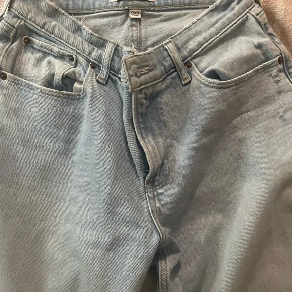 Abercrombie & Fitch Light Blue Flare Jeans - Image 3