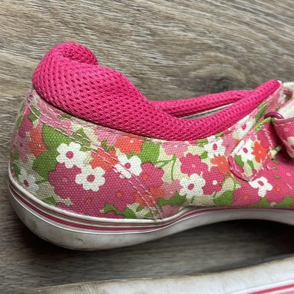 Lands End Floral Shoes Size 7 - Image 9