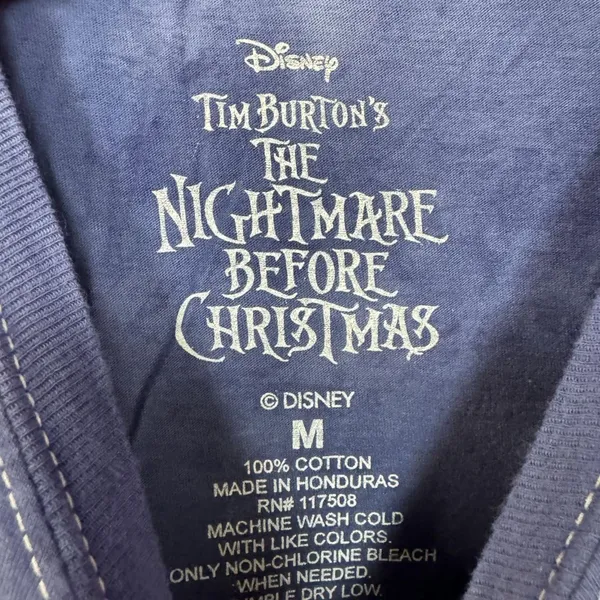 The Nightmare Before Christmas Jack Skellington Tie Dye M - Image 4