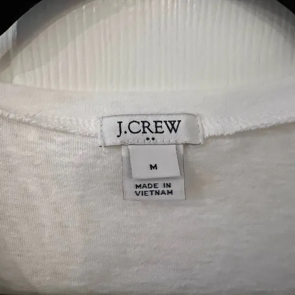 J. Crew Classic White Tee - Image 2