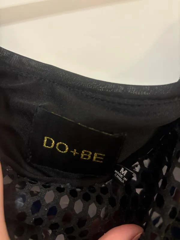 DO+BE One-Shoulder Black Dress - Image 2