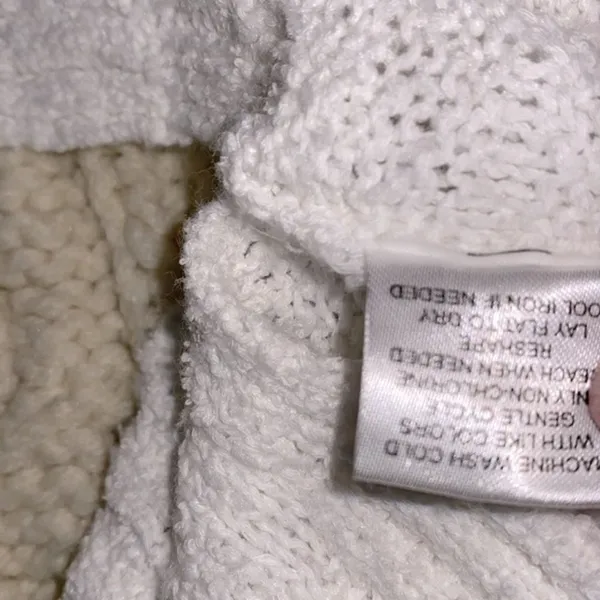 Peyton Promise white knit sweater size 1X - Image 6